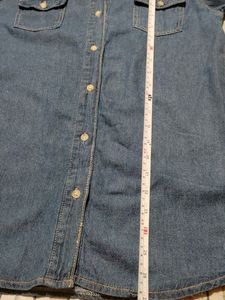 Unisex Denim Button Long Sleeve Shirt