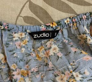 Aesthetic Blue Floral Top