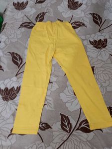 Yellow Casual Pants