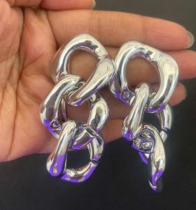 Silver Chain Earring⛓️
