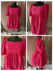 Pink Flared Dress 💗