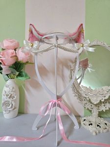 Pink Cat Ears With Ribbons 🎀✨️