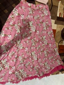 trendy Crop Top Skirt For Festive Season