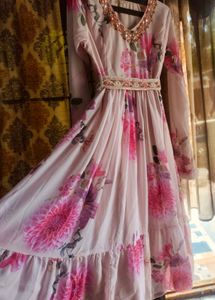 Floral Print Maxi Dress