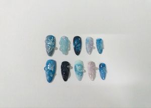 Press On Nails(Blue Lagoon🌊)
