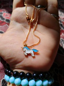 Unicorn Charm Necklace 🦄