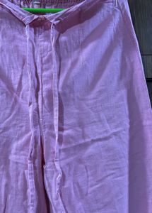 Pink Wide Leg Palazzo Pants