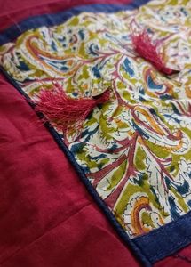 Cotton Red Kurthi
