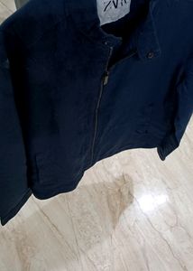 Zara Suede Leather Jacket