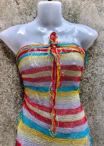 VNM. Striped Tube Top