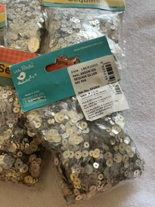Assorted Silver Sequins Packs