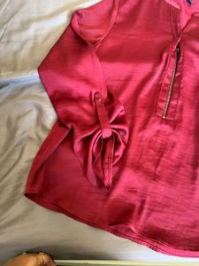 New Tunic With Button On Sleev