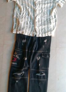 jeans and Striped shirt combo