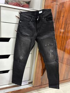 Snitch Men Relaxed Fit Jeans With 5 Pocket Styling