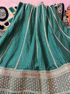 Green Lehenga Choli Set