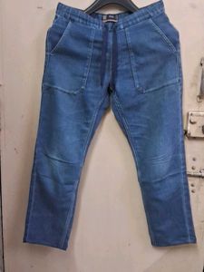 Blue Denim Joggers