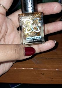 Golden  Gel Nail  Polish