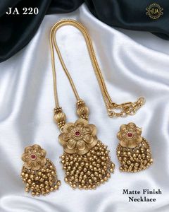 Elegant Matte Necklace Set