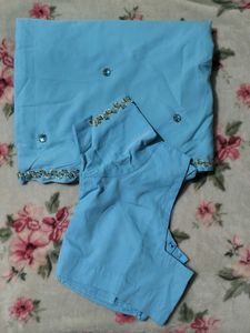 🔥 Sale 🔥 Elegant Blue saree