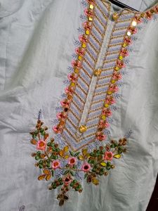 Real Mirror Work Sharara set