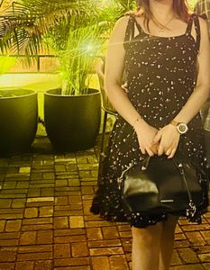 Floral Print Tie-Strap Sundress