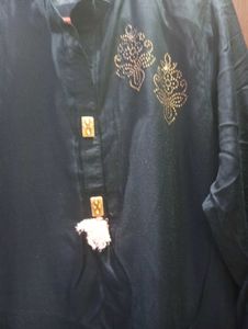 Elegant Navy Blue Kurta