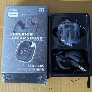 T12 Max Original Crystal Bluetooth Earbuds