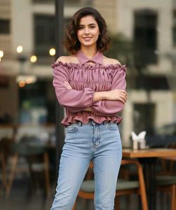 Ruffled Off-Shoulder Top