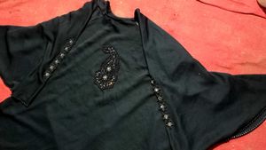 Elegant Black Ethnic Abaya