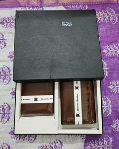 Genuine Leather Wallet Set