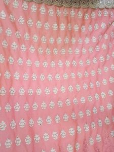Peach Dress Material