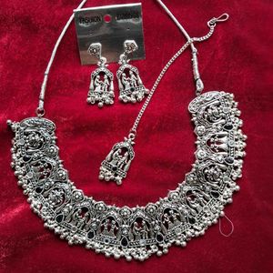 Oxidized Silver Jewelry Set