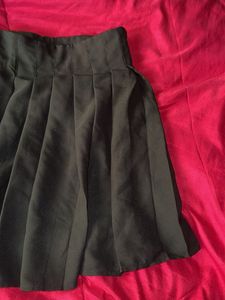 Pleated Mini Skirt