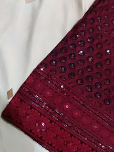 Merun Chikankari Top
