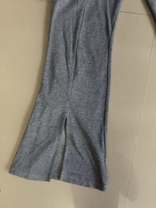 Grey bootcut Trousers