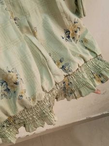 Green Flower Top