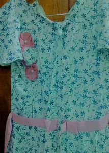 Cute White Pink Coloured Dress 🌷🌼✨