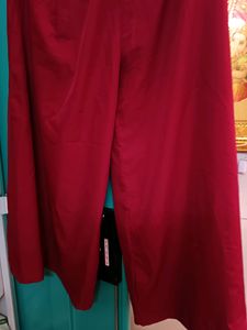 Maroon Colour Kurta Plazo Dupatta Set