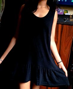Little Black Dress with Ruffle🏵️