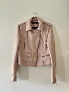 Zara Suede Moto Jacket