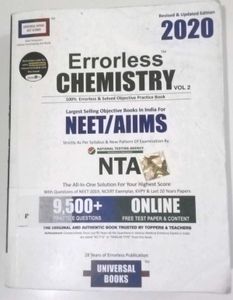 Errorless Chemistry Vol 2 - NEET/AIIMS
