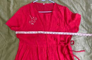 Red Embroidered Top Bust 36-38
