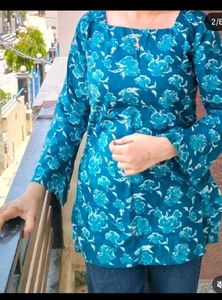 Floral Print Kurta