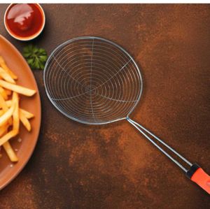 Wood Stainless Steel Fryer And Messer