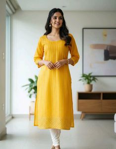 Elegant Yellow Kurta 💛