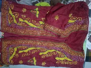 Elegant White &amp; Gold Rajasthani Lahenga