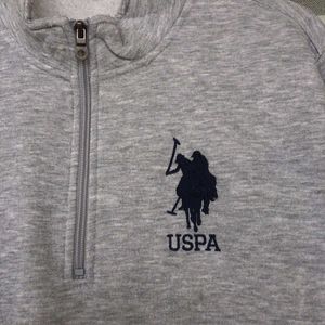 US POLO orignal Grey Pullover Sweater