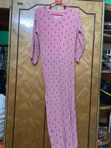 Very Beautiful Pink Crease Body Con Dress