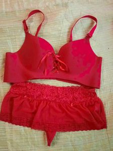 Hot Red Sexy  Lingerie Set