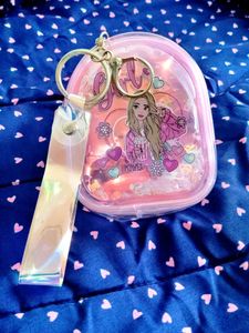 ❤️Keychain Girl Power Coin Purse 🎀